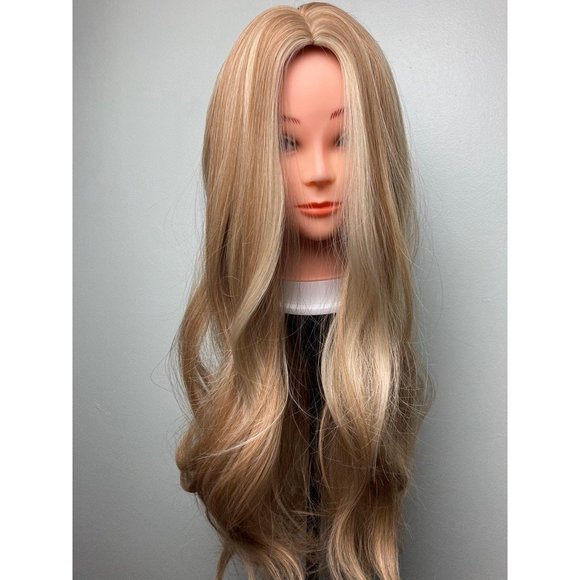 Blonde Wig Middle Part Wig - Picture 9 of 10